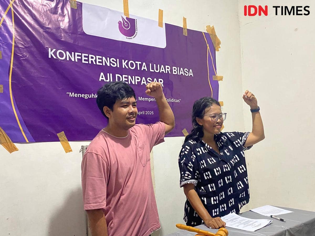 Febriana dan Supartika Terpilih Ketua dan Sekretaris AJI Denpasar