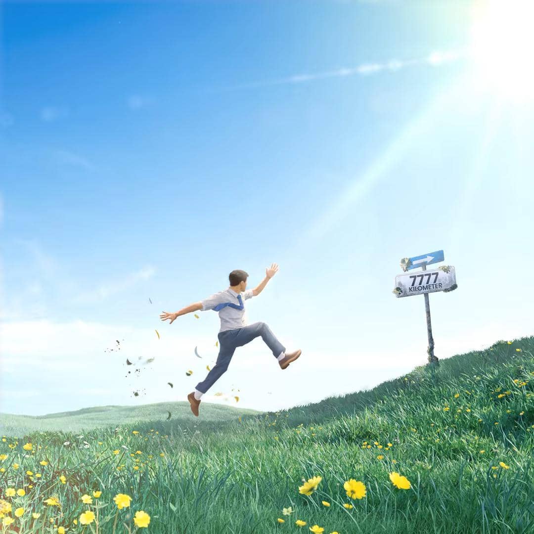 Art cover EP Kilometer dari Yovie & Nuno