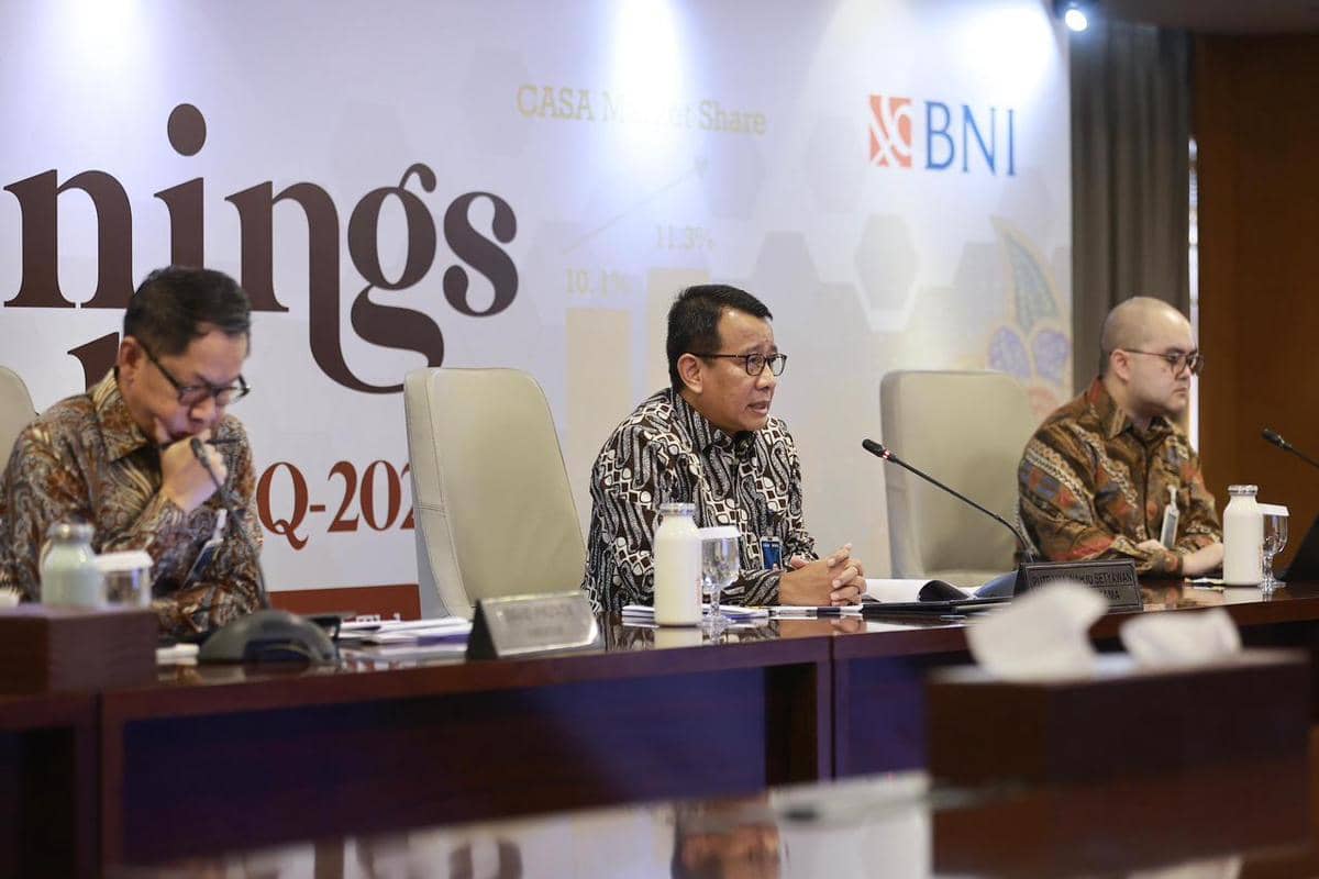 Laba Bersih BNI di Kuartal I-2026 Capai Rp5,6 Triliun