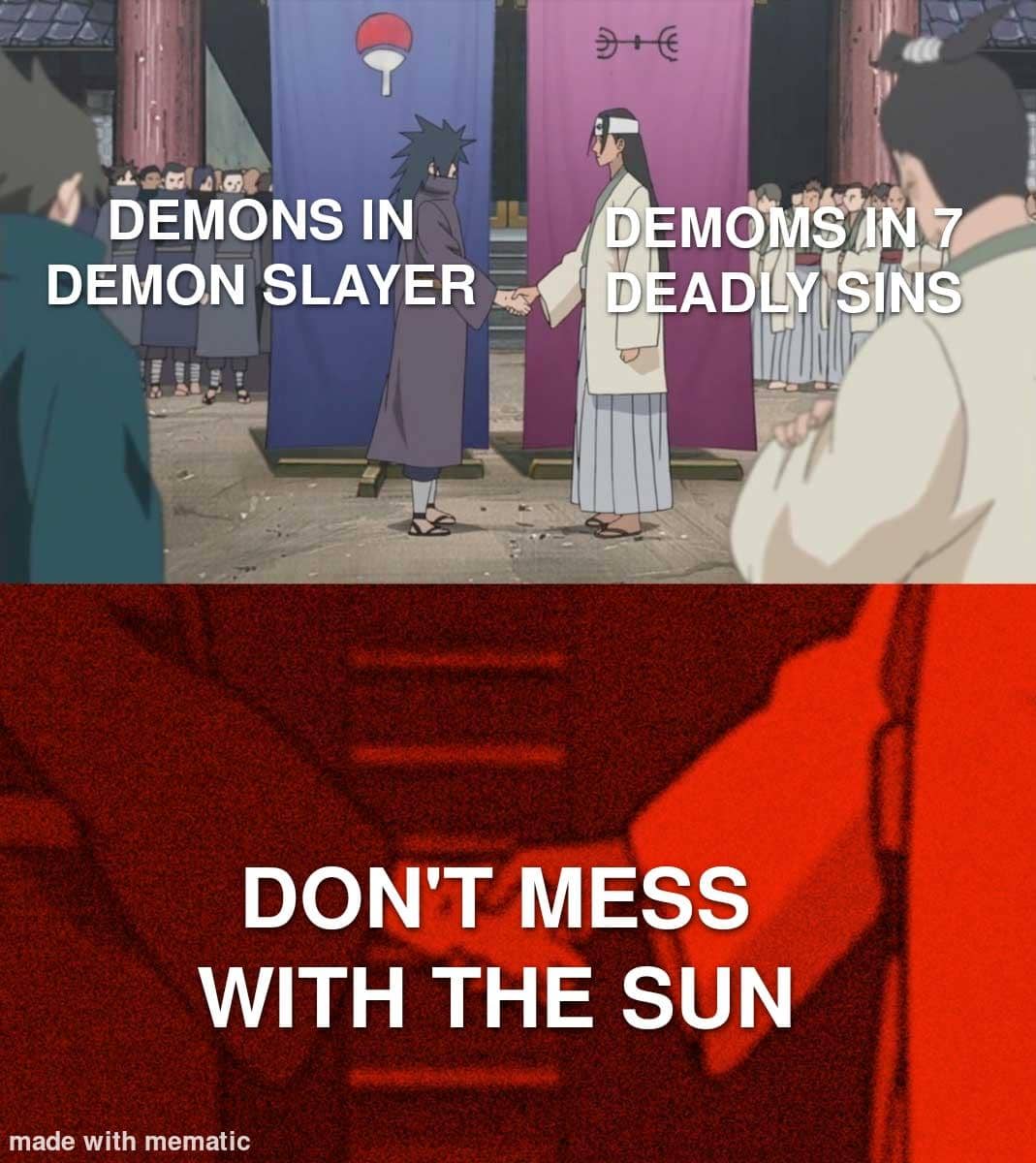 meme anime tentang Matahari