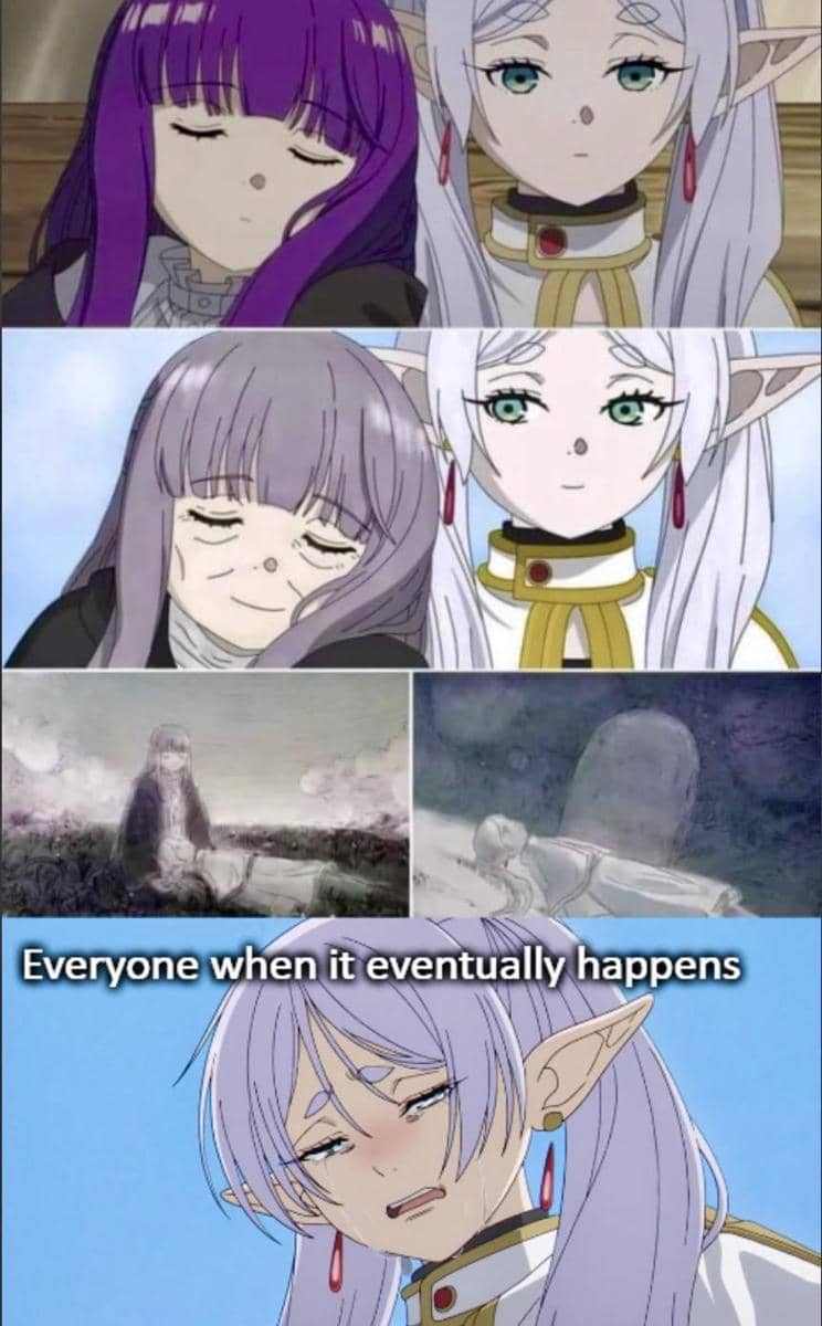 meme anime tentang kesedihan