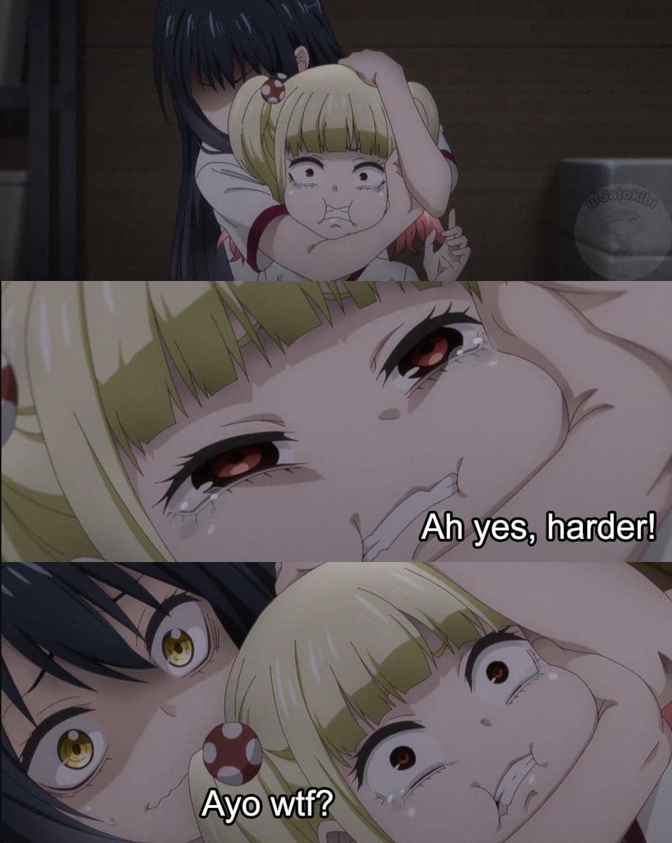 meme anime tentang merasa tertekan