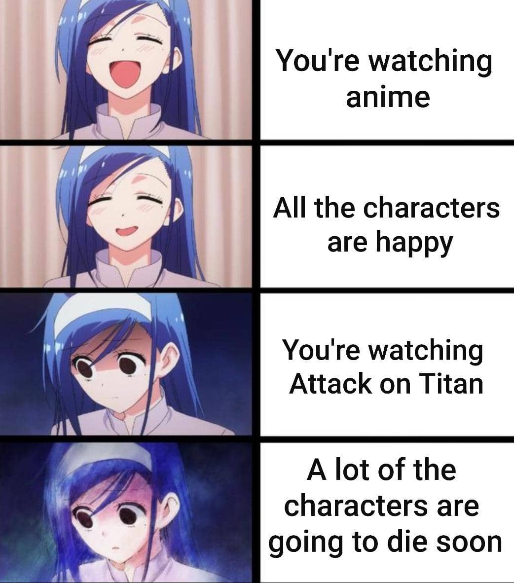 meme anime tentang kesedihan