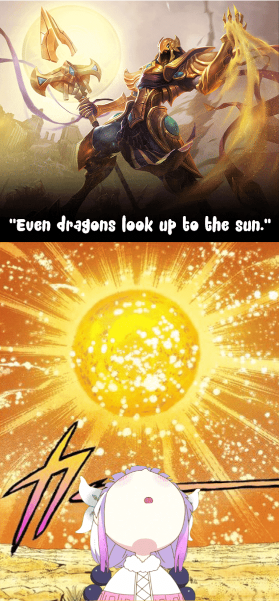 meme anime tentang Matahari