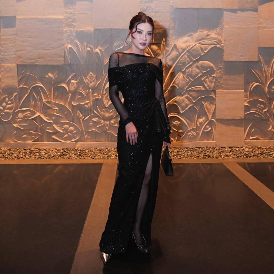 outfit kondangan ala artis