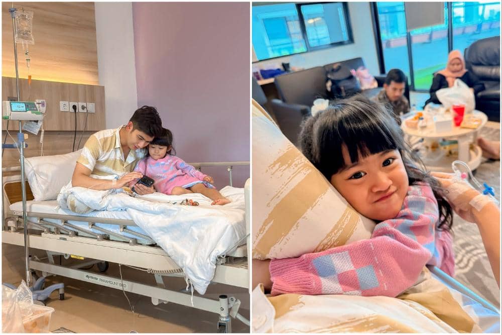 7 Potret Teuku Ryan Dirawat di RS dan Ditemani Moana, Semangat Sembuh!