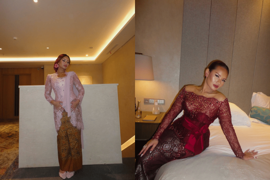 4 Gaya Kebaya ala Zahwa Massaid, Pesona Elegan Curi Perhatian
