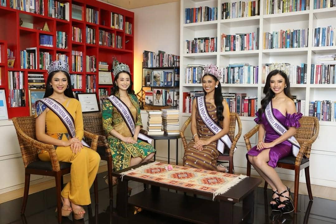 potret Top 4 Puteri Indonesia 2026 saat media visit