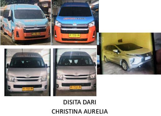 Beberapa mobil berbagai warna dan model yang disita oleh Bareskrim sebagai aset milik tersangka kasus narkoba Koko Erwin.