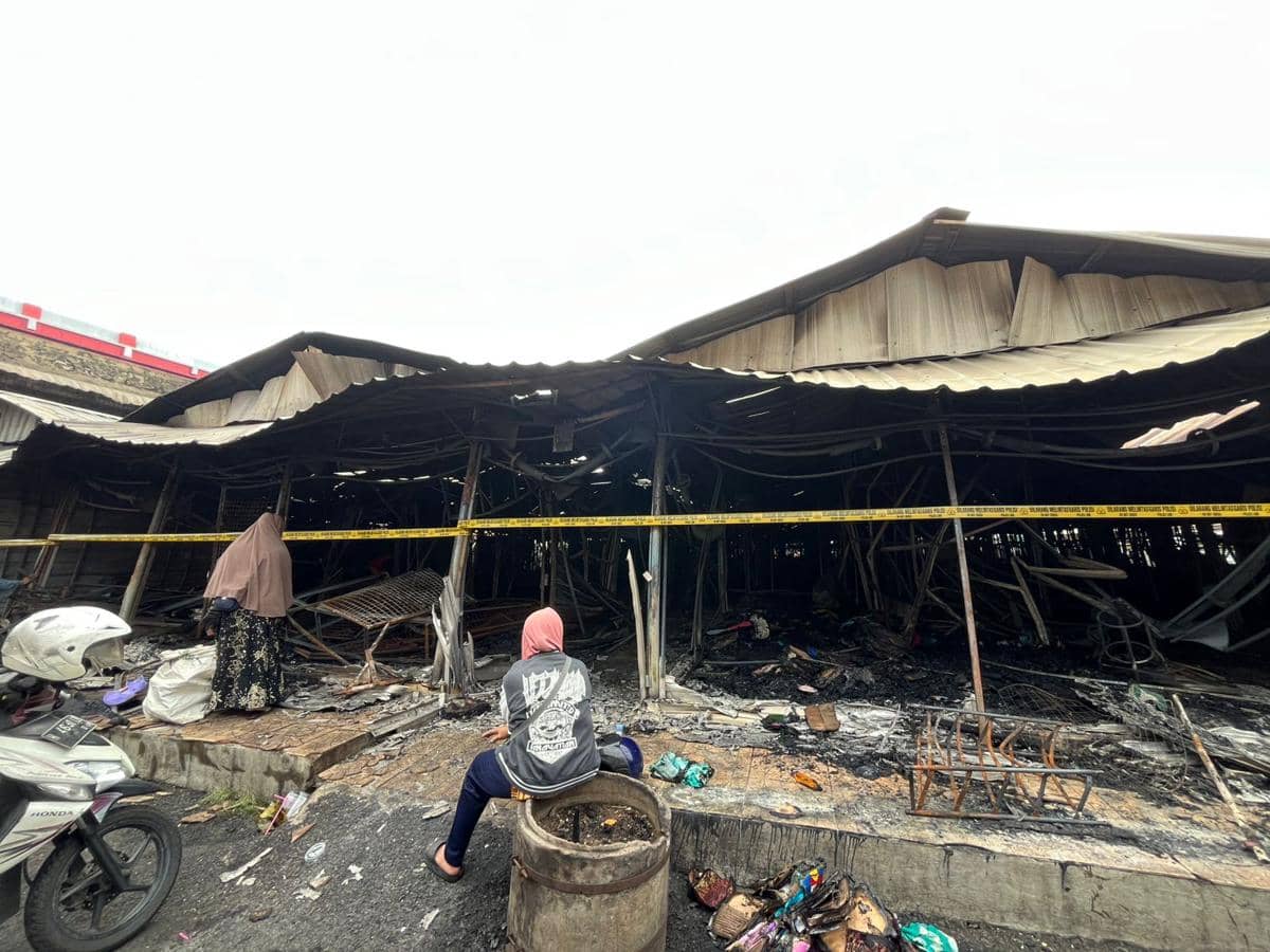 kebakaran, pasar kanjengan, kanjengan kebakaran