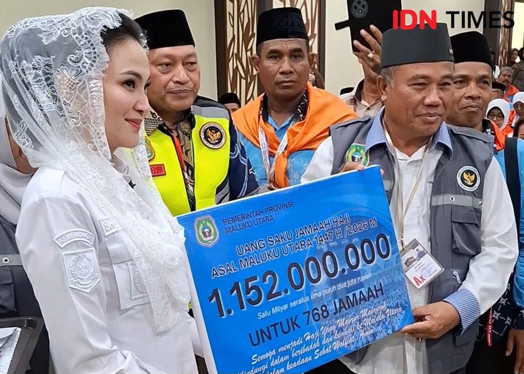 Gubernur Sherly Tjoanda Kucurkan Rp1,1 Miliar APBD untuk 768 JCH Malut
