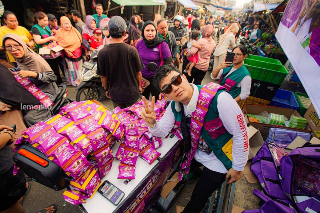 Cara Unik Aldi Taher Bicara Camilan ke Masyarakat