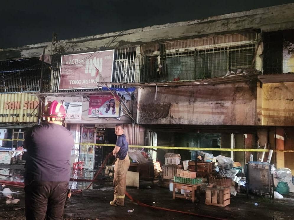 kebakaran, pasar kanjengan, kanjengan kebakaran