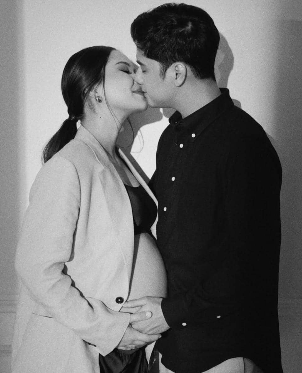 Foto maternity Alyssa Daguise