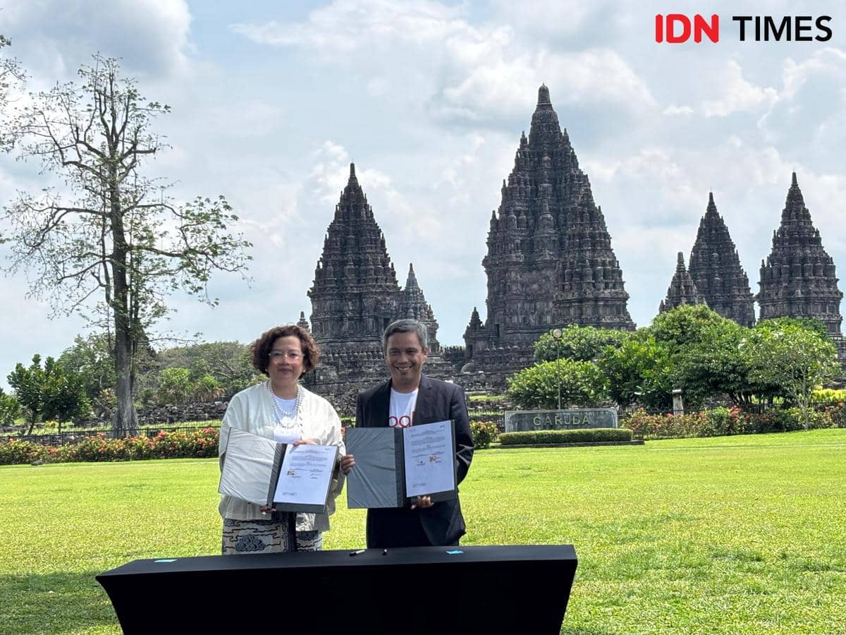 Kawasan wisata Candi Prambanan, Kamis (30/4/2026). (IDN Times/Herlambang Jati Kusumo)
