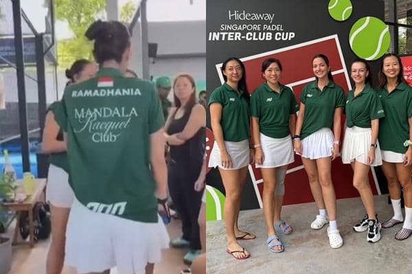 7 Potret Nia Ramadhani Perdana Ikut Turnamen Padel di Singapura 2026