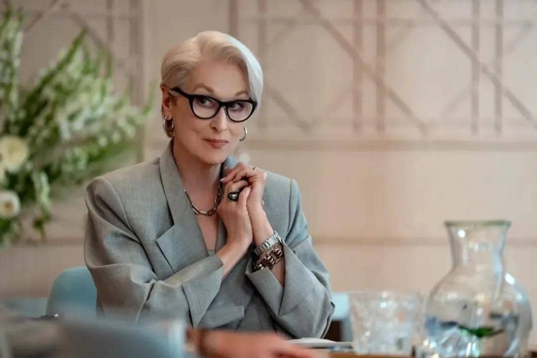 Karakter Miranda Priestly dalam film The Devil Wears (Instagram/@tdwpmovie)