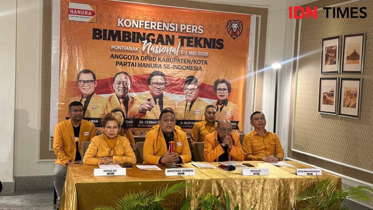 Tak Lagi Jakarta-Sentris, Hanura Gelar Bimteknas Nasional di Pontianak