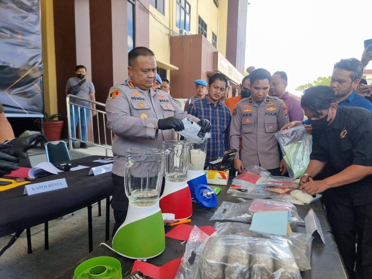 Jaringan Narkoba Terbongkar, 13 Tersangka Diciduk di Samarinda