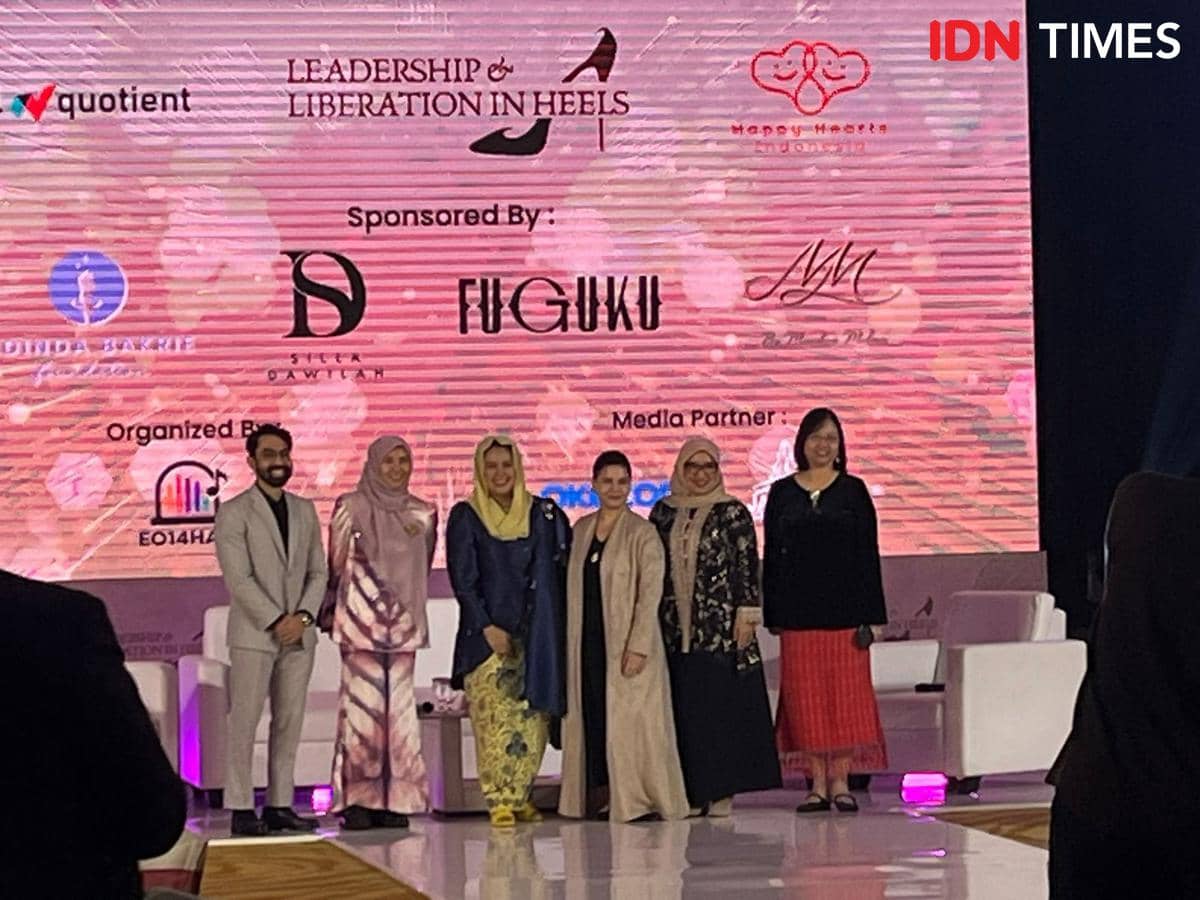  Leadership & Liberation in Heels: Women in Focus oleh Social Quotient Indonesia bersama Happy Hearts Indonesia pada Rabu (29/4/2026) di Kun