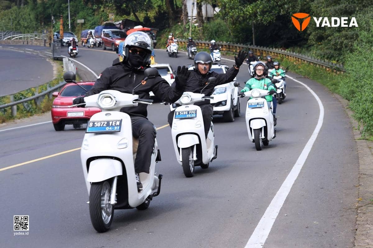 Uji Bandung–Bogor, Motor Listrik Yadea Tembus 156 km