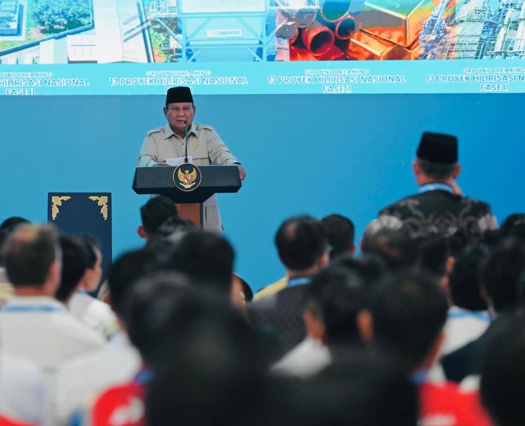 13 Proyek Hilirisasi Senilai Rp116 Triliun yang Baru Diresmikan Prabowo