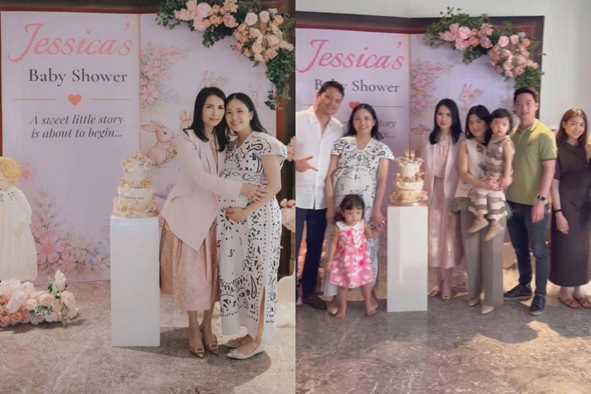 7 Potret Baby Shower Kehamilan Kedua Jessica Tanoe Ditemani Keluarga