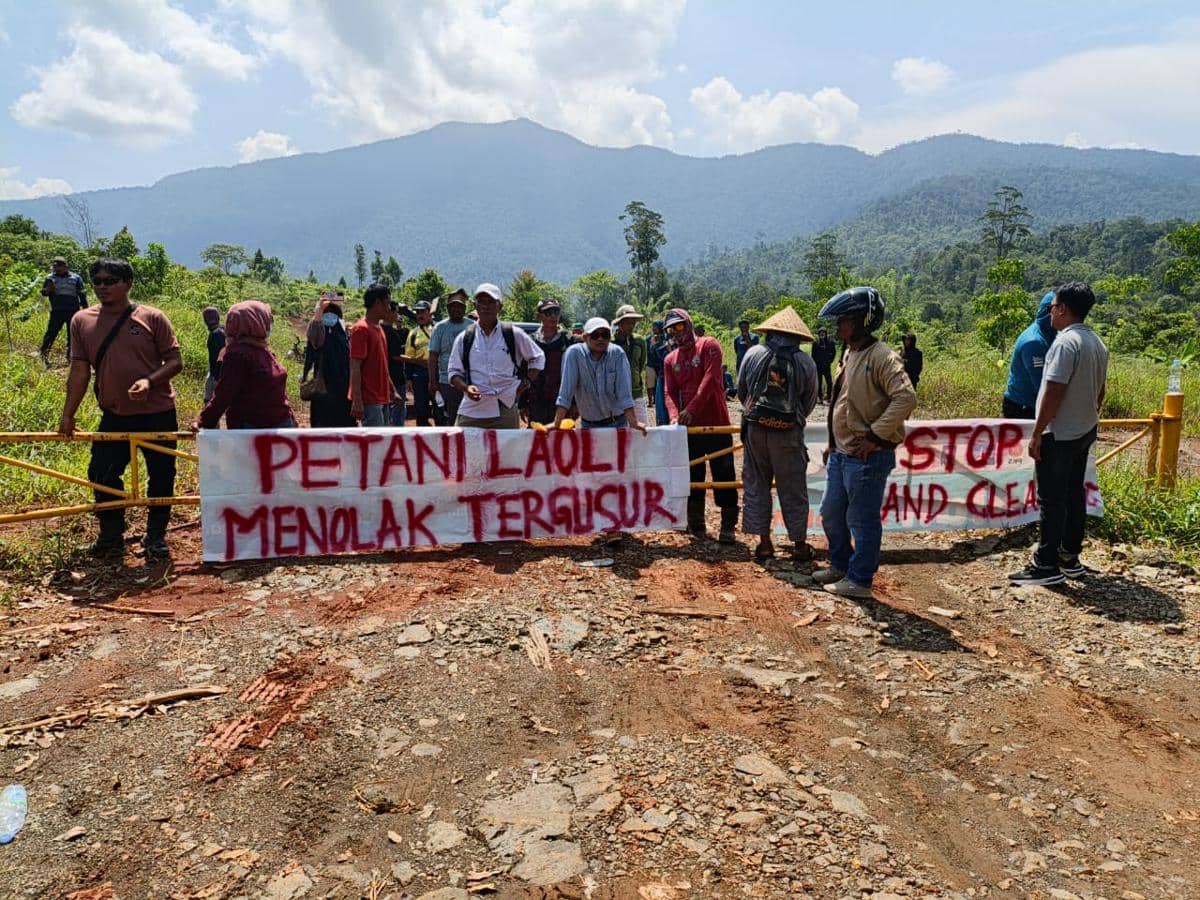 Duka Petani Laoli: Alat Berat Dikawal Aparat Gusur Lahan Pertanian