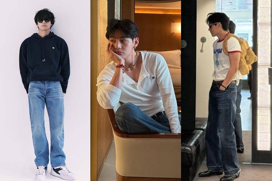 8 Ide Gaya Kasual Effortless ala V BTS, Stylish Maksimal!