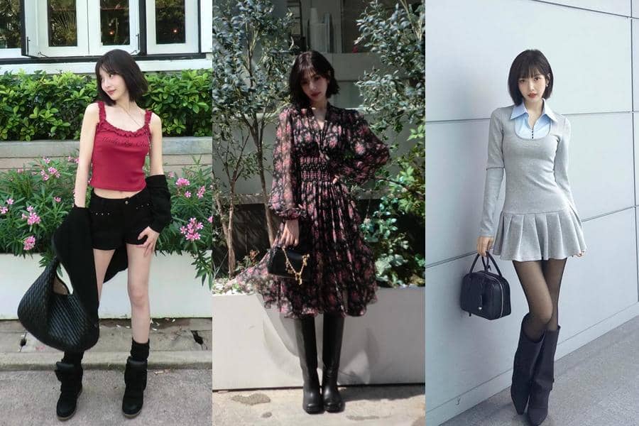 7 Inspirasi Gaya Kasual Pakai Boots ala Joy Red Velvet, Stand Out!
