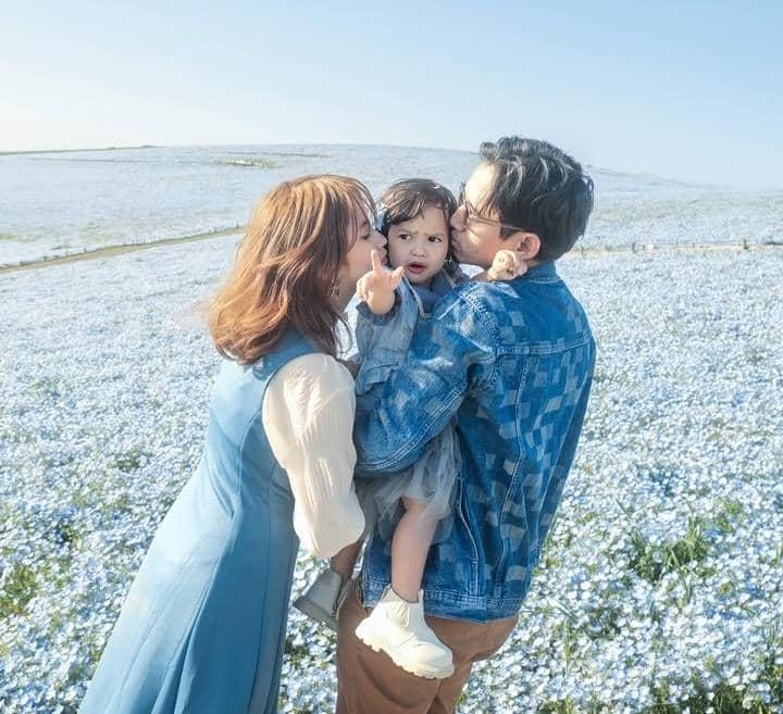 Sabrina Anggraini liburan di Hitachi Seaside Park