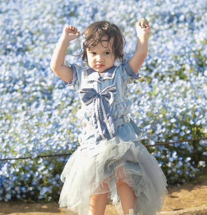 Sabrina Anggraini liburan di Hitachi Seaside Park