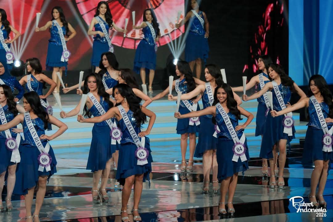 Potret Finalis Sumatra di Sesi Opening Number Puteri Indonesia 2026