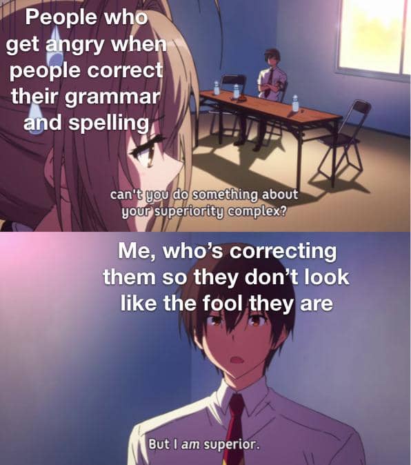 meme anime tentang marah