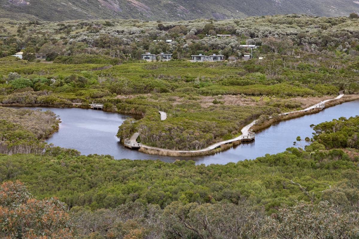 Tidal River sebagai bagian dari keanekaragaman lanskap Wilsons Promontory.