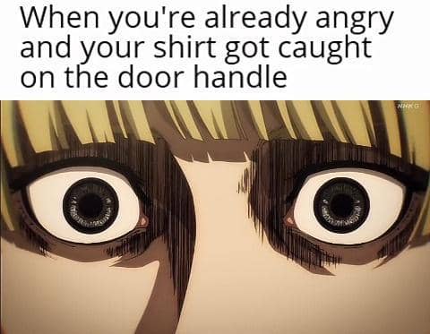 meme anime tentang marah