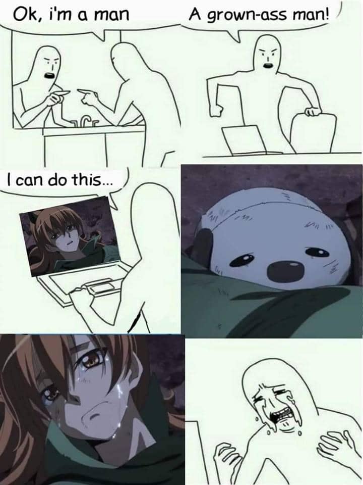 meme anime tentang tragis
