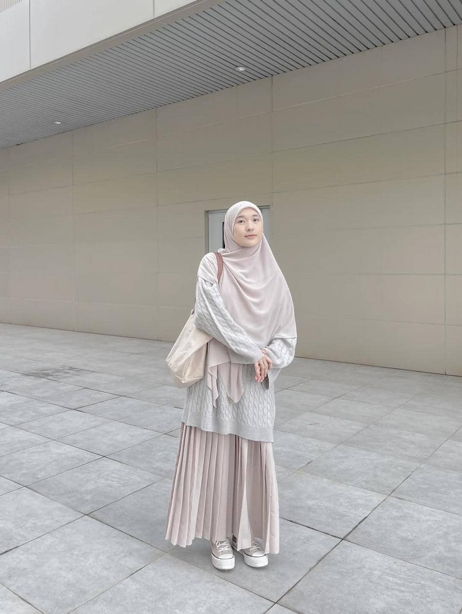 OOTD Rok Plisket ala Denisa Rani
