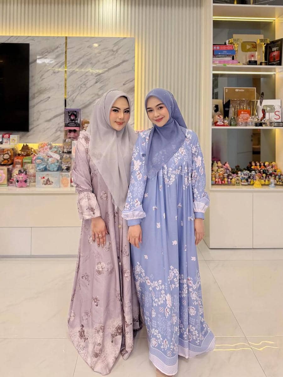 styling gamis ala Ria Ricis