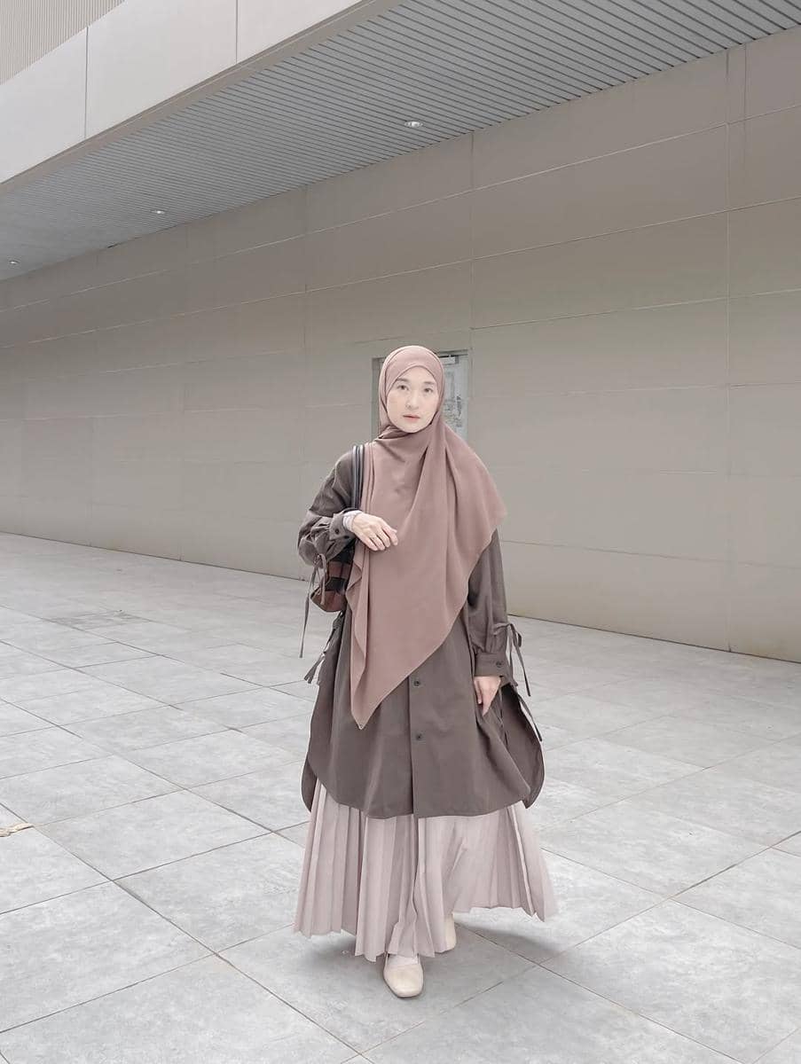 OOTD Rok Plisket ala Denisa Rani