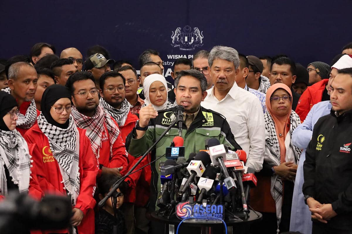 Relawan Global Sumud Flotilla dari Malaysia.