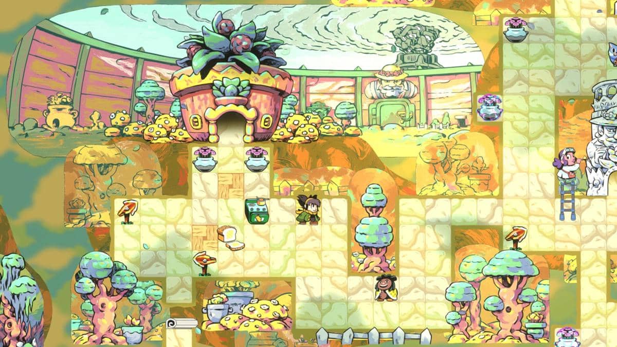 cuplikan gameplay Arranger: A Role-Puzzling Adventure 