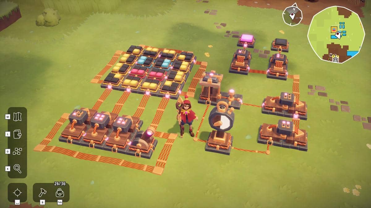 cuplikan gameplay Oddsparks: An Automation Adventure