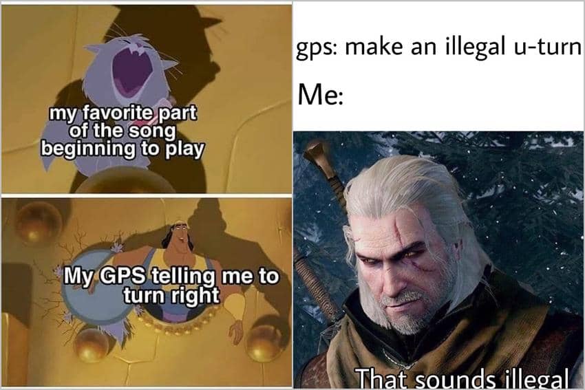 7 Meme Kartun tentang GPS, Suka Ganggu pas Dengar Lagu!