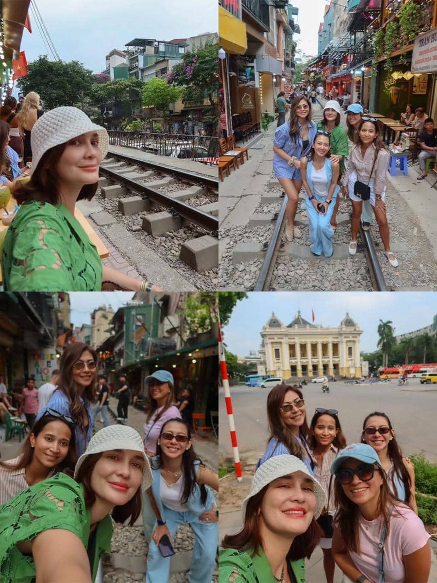 Luna Maya dan sahabat liburan di Vietnam