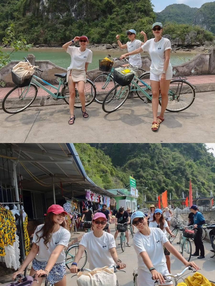 Luna Maya dan sahabat liburan di Vietnam