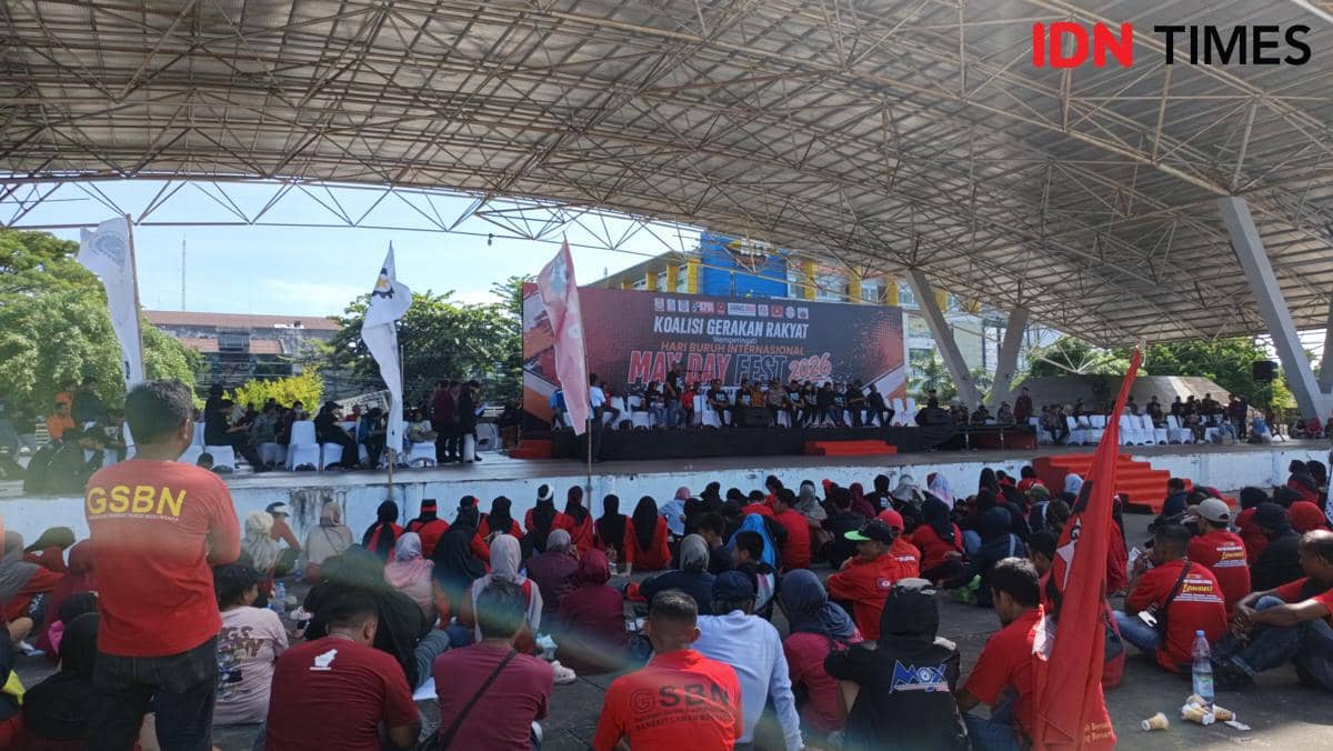 May Day Fest Makassar: Buruh Harap Kebijakan Pemerintah Memihak Rakyat