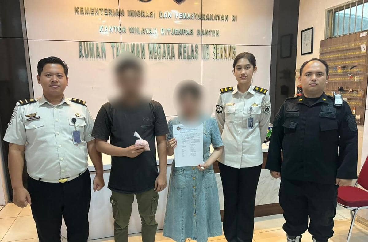 Seorang wanita kedapatan hendak selundupkan ratusan obat terlarang masuk ke Rutan Serang (Dok. Humas Rutan Serang)