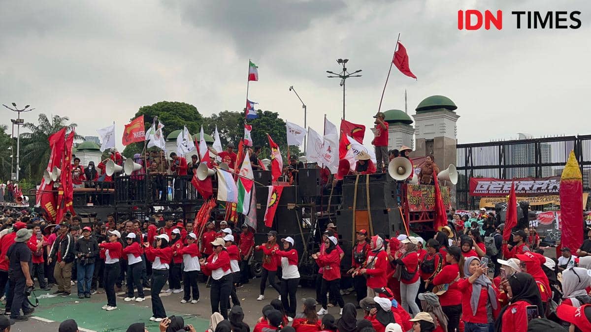 Sebagian Buruh Pilih Aksi di DPR, Bukan Rayakan May Day Monas