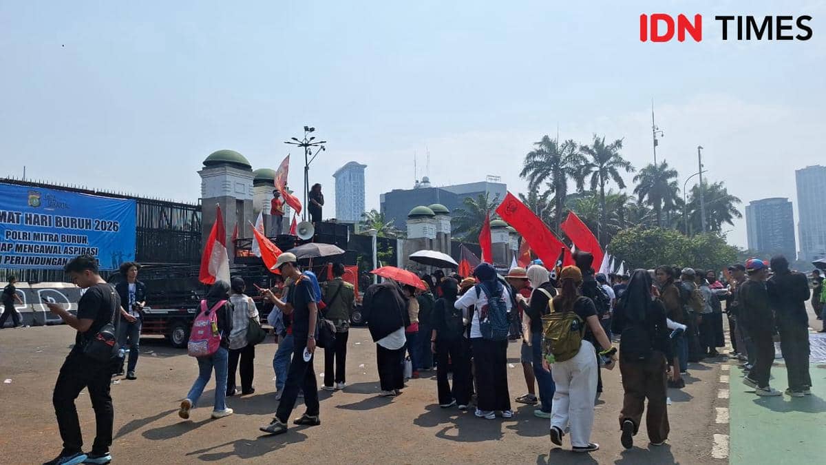 May Day 2026: Buruh-Ojol Kumpul di DPR